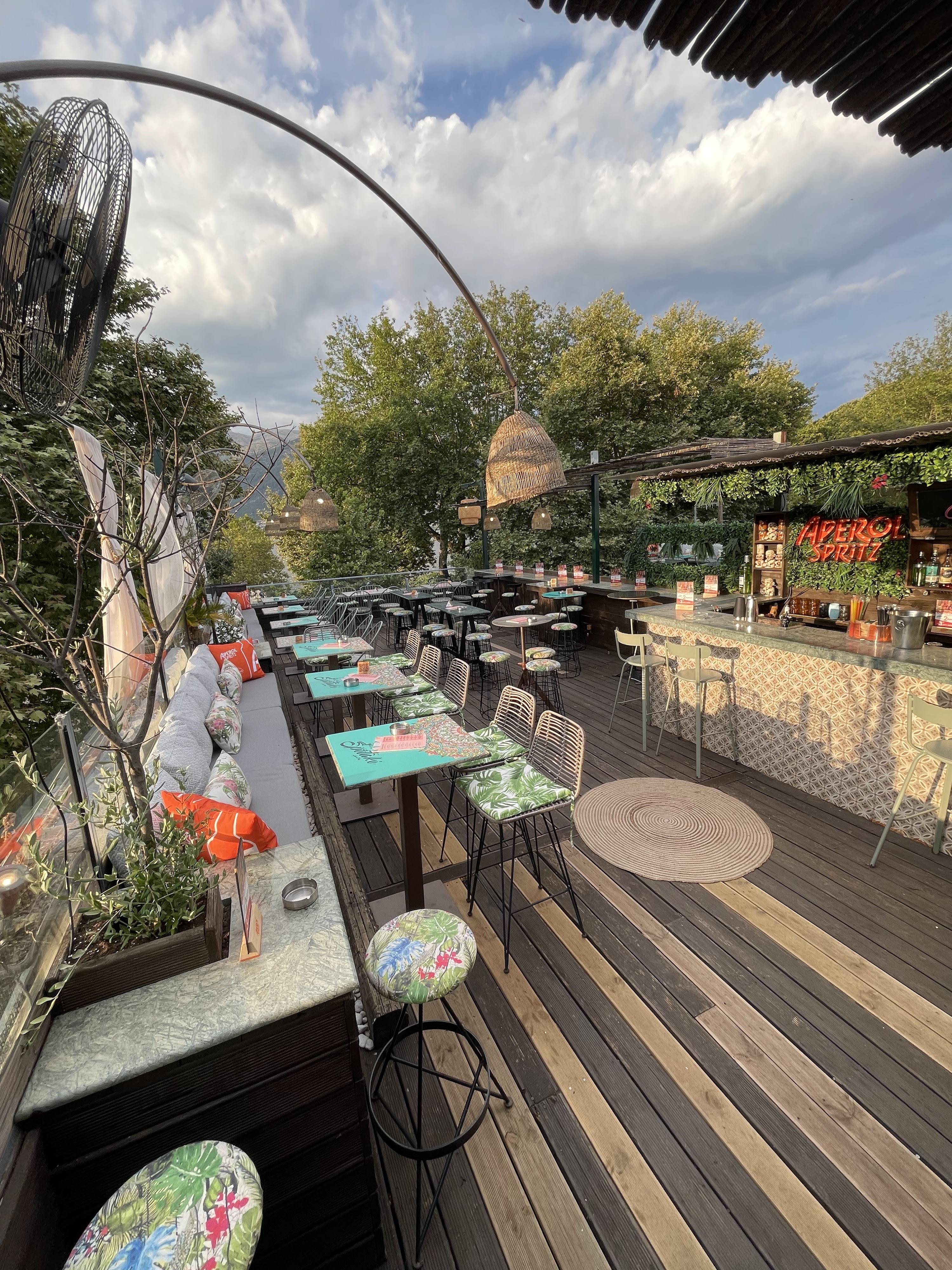 The terrace at Spitaki me Thea