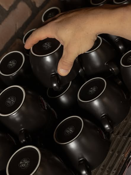 Barista preparing a specialty drink