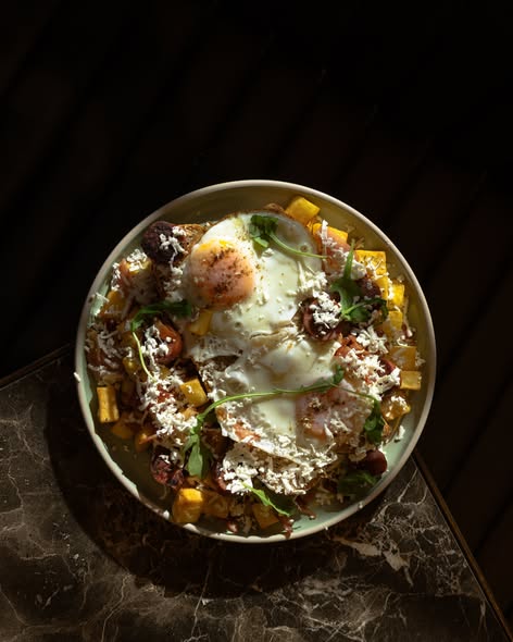 Espresso being pulled at the bar